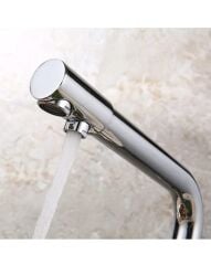 KROM ARITMALI MUTFAK EVİYE BATARYASI 3 YOLLU L BORU LÜX SU TASARUFLU MUSLUK  GARANTİLİ