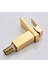 Gold Lavabo Bataryası Yeni Havza Model Yüksek Kalite Altın Lavabo Musluğu Çift Girişli Armatür