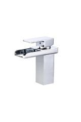 Krom Lavabo Bataryası Yeni Havza Model Yüksek Kalite Lüks Lavabo Musluğu Çift Girişli Armatür