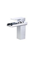 Krom Lavabo Bataryası Yeni Havza Model Yüksek Kalite Lüks Lavabo Musluğu Çift Girişli Armatür