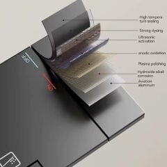 ANTRESİT DIJITAL EKRAN  PİYANO FONKSİYONEL AKILLI DUŞ SİSTEM BANYO BATARYA ROBOT YAĞMURLAM AMBİYANS